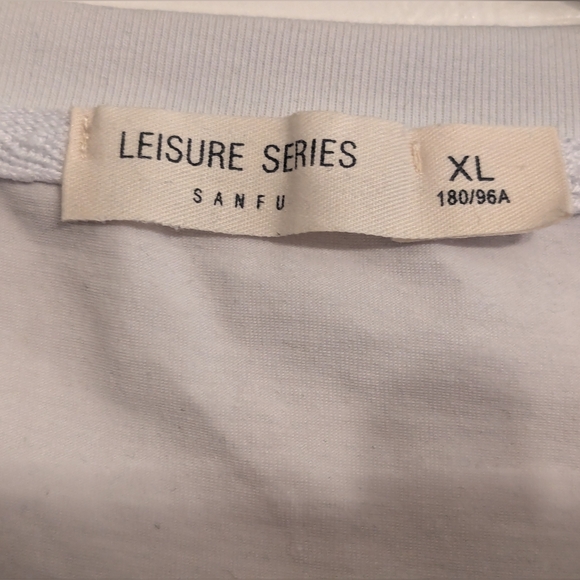 Sanfu Leisure Series Men's XL Funny Graphic Tee Anime Chinese - Picture 3 of 5